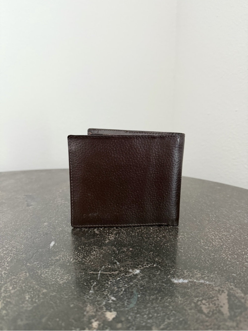 Yves Saint Laurent Vintage Brown Leather Bi-Fold Card Wallet - Picture 4 of 16